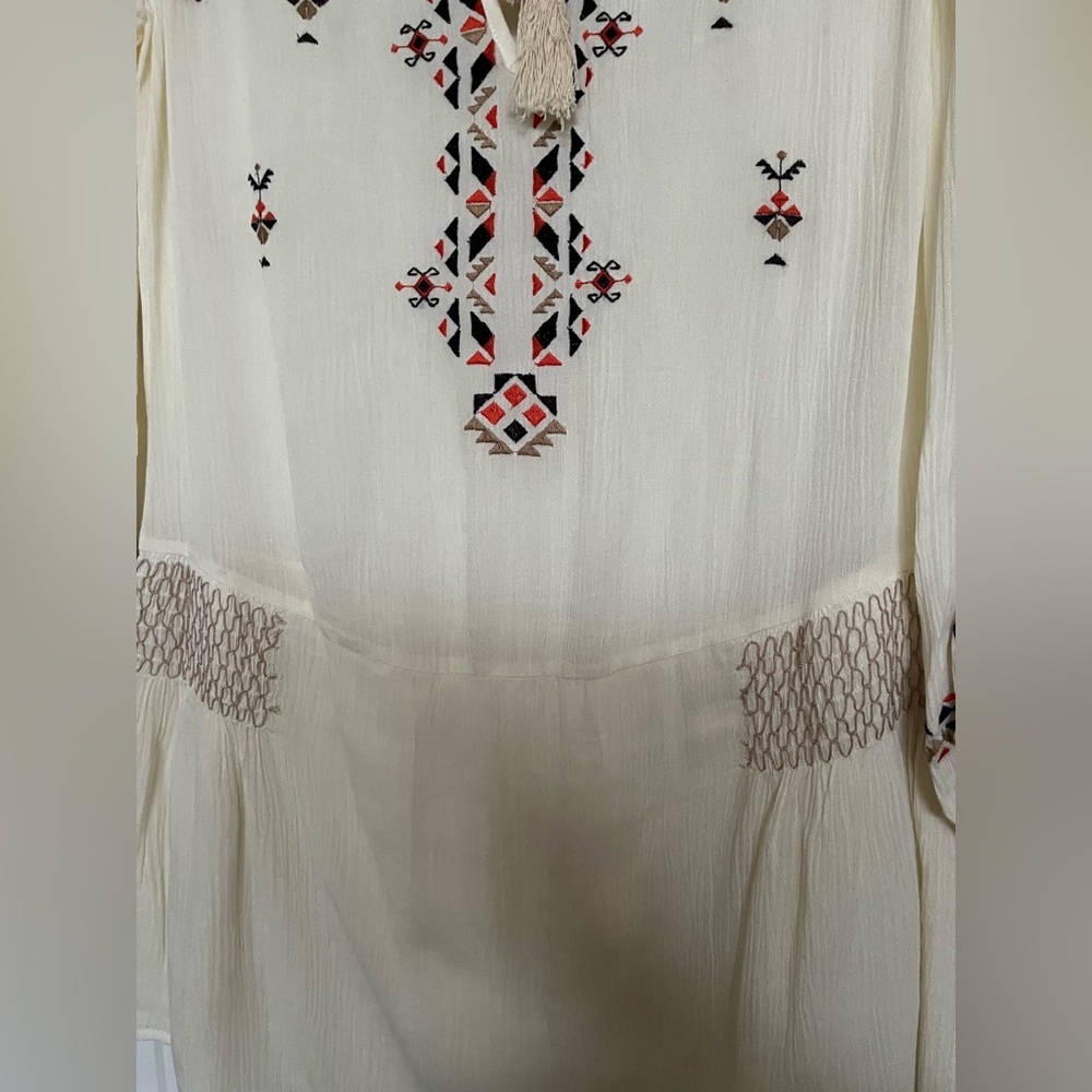 Miss Me Cream Embroidered Dress - Picture 6 of 8